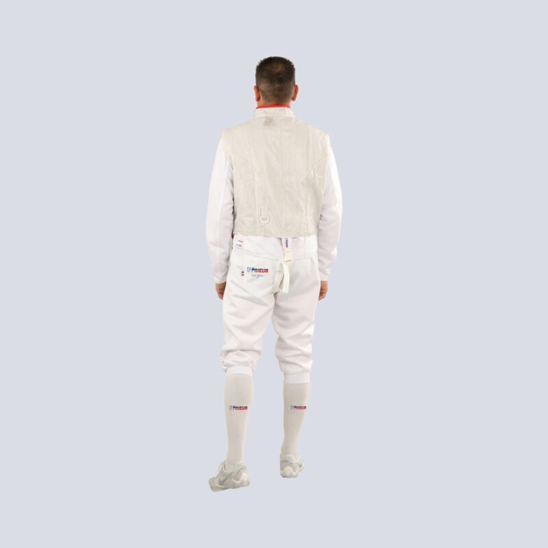 cuirasse électrique fleuret homme dos