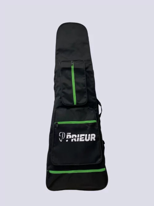 Guitar bag with external pockets