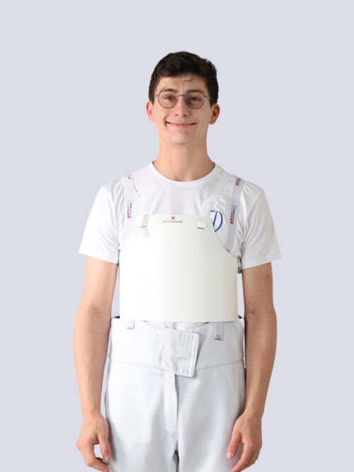 Chest protector for men with straps