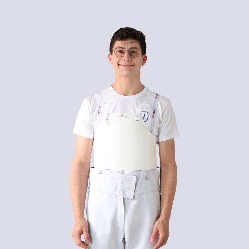 Chest protector for men with straps