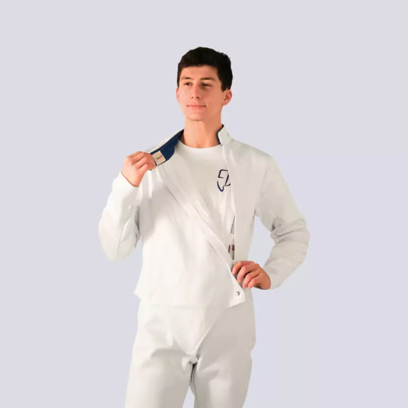 Fencing jacket for men 800N 3 weapons - Image 2