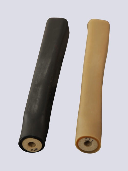 Rubber epee handle on wood adult