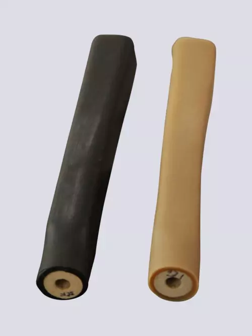 Rubber epee handle on wood adult