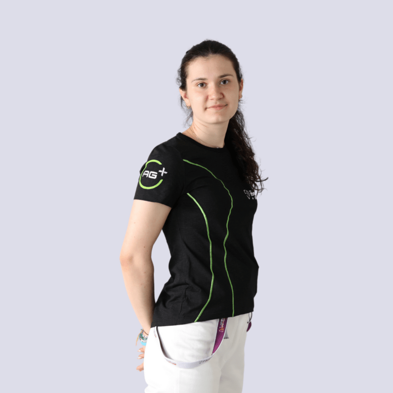 Women's silver T-shirt AG+ - Image 2