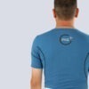 tee shirt argent bleu