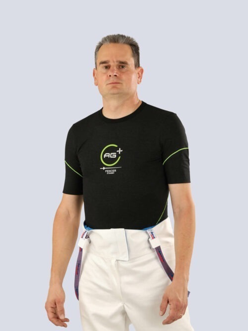 tee shirt argent noir