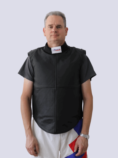Fencing master plastron sleeveless