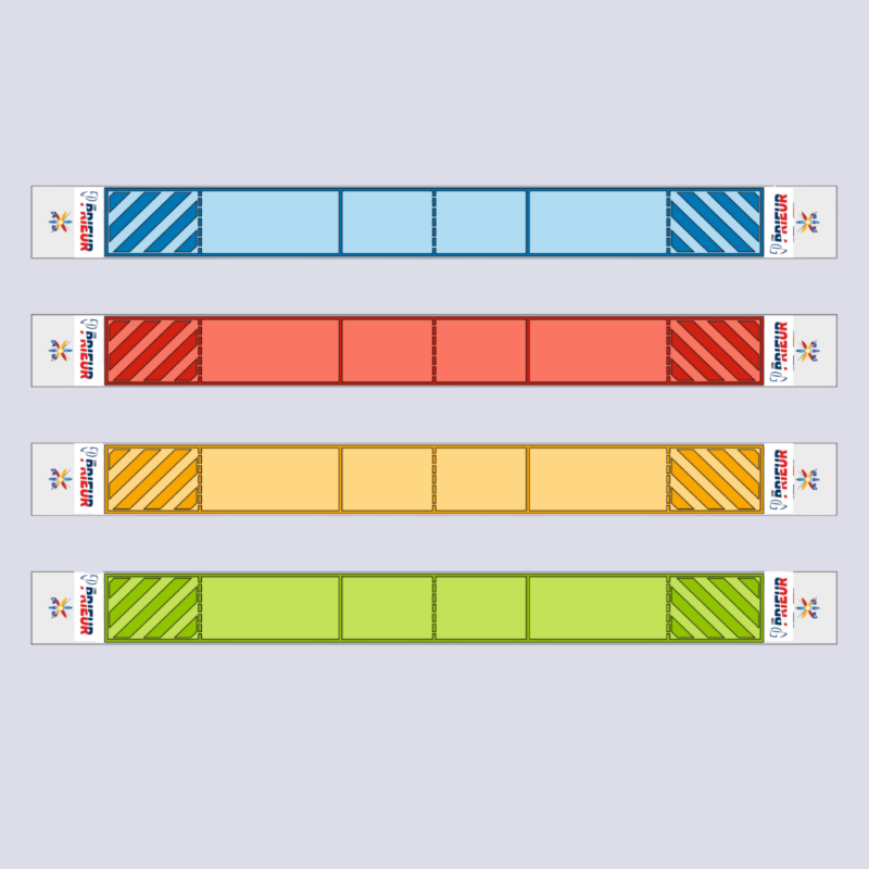 New generation color textile track