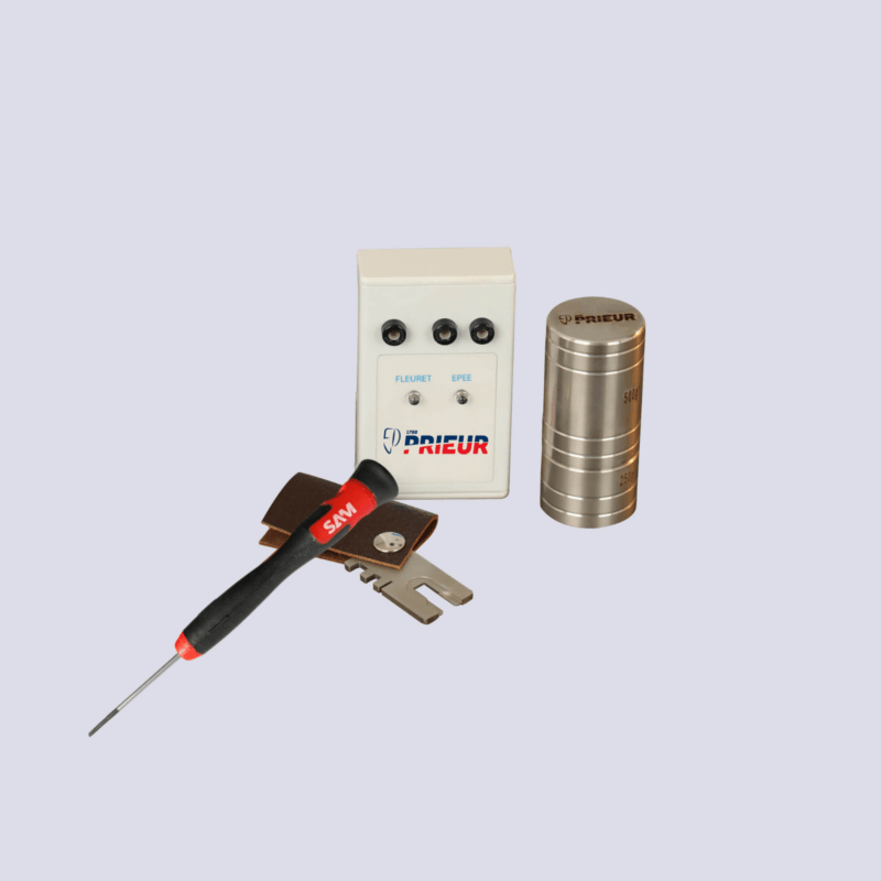 Control and repair pack for epee and foil