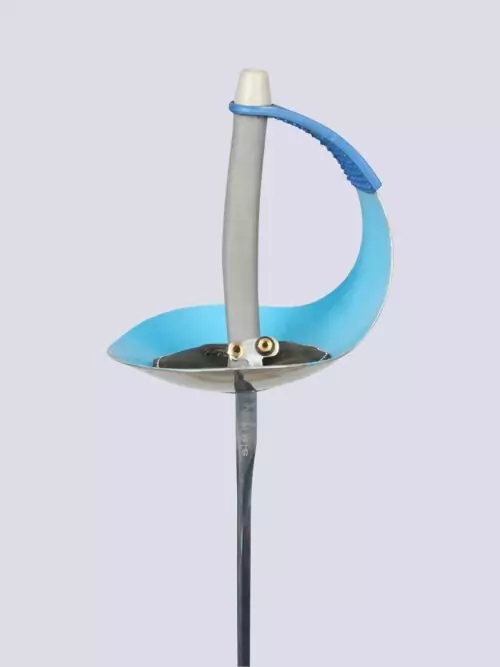 Sabre électrique lame bleue