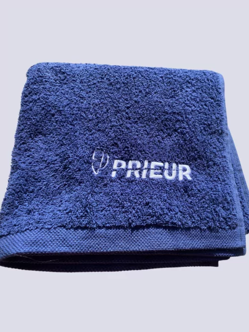 Serviette éponge bleue